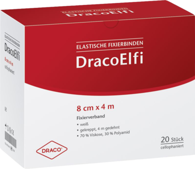 DRACOELFI elast.Fixierbinde 8 cmx4 m gekreppt