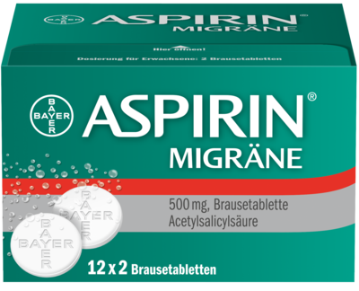 ASPIRIN MIGRÄNE 500 mg Brausetabletten