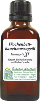 WOCHENBETTBAUCHMASSAGEÖL