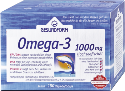 GESUNDFORM Omega-3 1.000 mg Kapseln