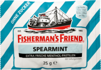 FISHERMANS FRIEND Spearmint ohne Zucker Pastillen