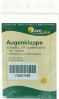 AUGENKLAPPE mit Gummiband schwarz