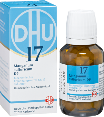 BIOCHEMIE DHU 17 Manganum sulfuricum D 6 Tabletten