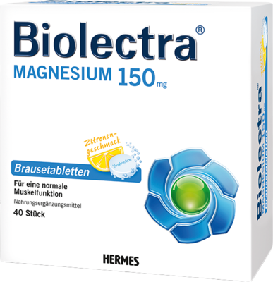 BIOLECTRA Magnesium 150 mg Zitrone Brausetabletten