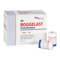 ROGGELAST Fixierbinden 10 cmx4 m in Cellophan