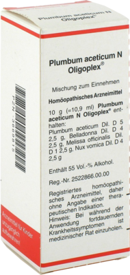 PLUMBUM ACETICUM N Oligoplex Liquidum