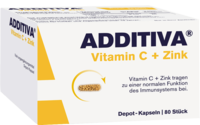 ADDITIVA Vitamin C+Zink Depotkaps.Aktionspackung