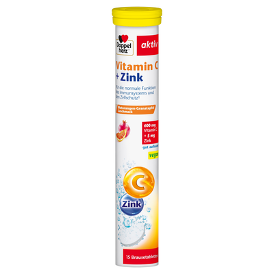 DOPPELHERZ Vitamin C+Zink Brausetabletten