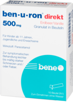 BEN-U-RON direkt 500 mg Granulat Erdbeer/Vanille