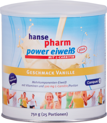 HANSEPHARM Power Eiweiß plus Vanille Pulver