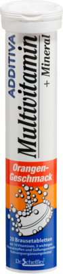 ADDITIVA Multivit.+Mineral Orange R Brausetabl.