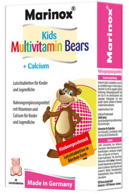 KIDS MULTIVITAMIN Bärchen+Calcium Marinox Kautabl.