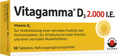 VITAGAMMA D3 2.000 I.E. Vitamin D3 NEM Tabletten