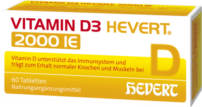 VITAMIN D3 HEVERT 2000 I.E. Tabletten