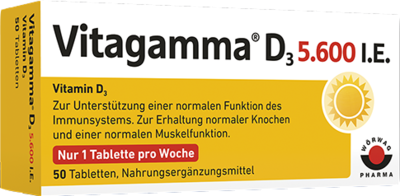 VITAGAMMA D3 5.600 I.E. Vitamin D3 NEM Tabletten