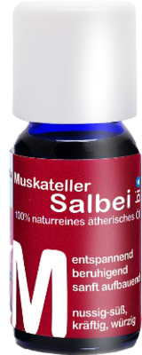 MUSKATELLERSALBEIÖL Bio 100% naturrein ätherisch