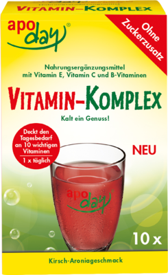 APODAY Vitamin-Komplex Kirsch-Aronia zuckerfr.Plv.