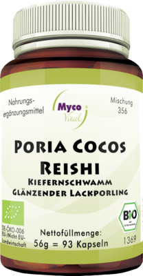 PORIA COCOS-Reishi Pilzpulver-Kapseln Bio