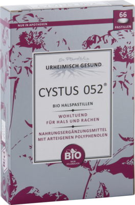 CYSTUS 052 Bio Halspastillen