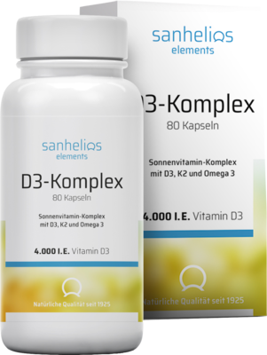 SANHELIOS Vitamin D3 Sonnenvitamin-Komplex mit K2