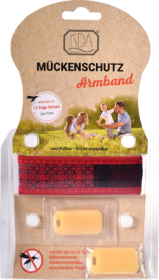 MÜCKENSCHUTZ Armband rot KDA