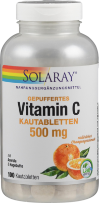 VITAMIN C KAUTABLETTEN 500 mg Orange Solaray