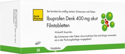 IBUPROFEN Denk 400 mg akut Filmtabletten