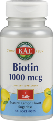 BIOTIN 1000 µg KAL Sublingualtabletten