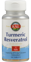 TURMERIC Resveratrol Solaray Tabletten