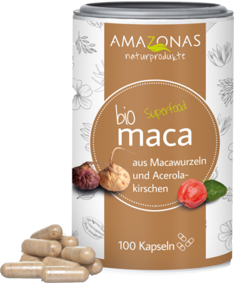 MACA BIO Vegicaps mit Bio Acerola Pulver