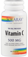 VITAMIN C 500 mg m.Hageb.& Acerola verzög.Solaray