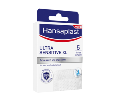 HANSAPLAST Ultra Sensitive Wundverband 5x7,2 cm XL