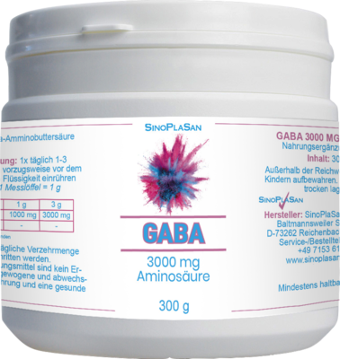 GABA 3000 mg Aminosäure Pulver