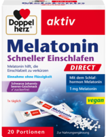 DOPPELHERZ Melatonin DIRECT Schneller Einschlafen