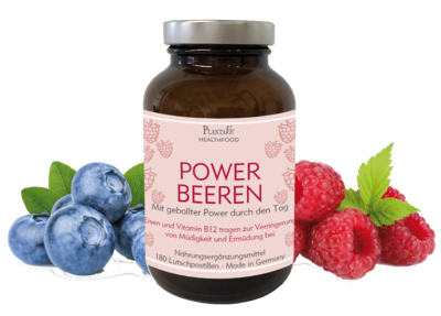 POWERBEEREN B12+ Koffein Lutschpastillen