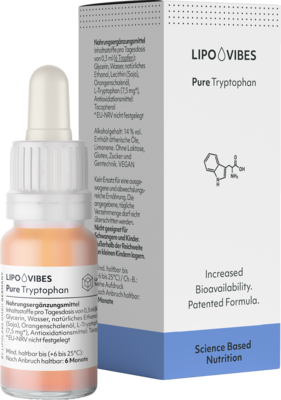 LIPOVIBES Pure Tryptophan Tropfen zum Einnehmen