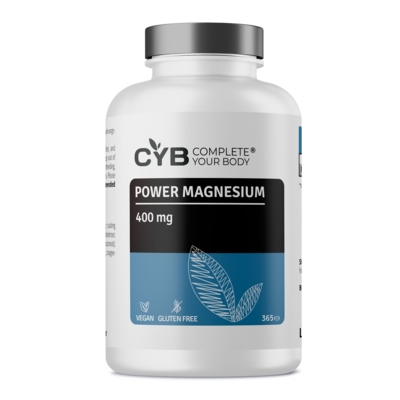 CYB Power Magnesium 400 mg hochdosiert+vegan Tabl.